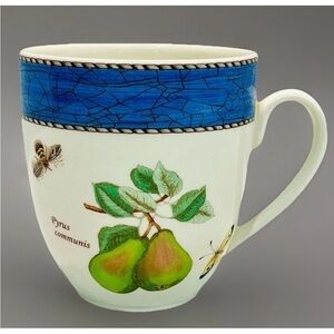 Vintage Wedgwood Sarah's Garden Mug-Poached Pear Retired Pattern-Pristine Cond